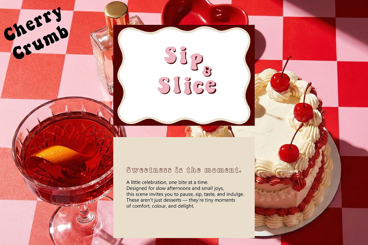 Cherry Crumb — Playful Display Font, a Handwritten Font by DreamoraArt (Photo 5 of 7)