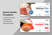 Bluefin Tuna Social Media Cover, a Social Media Template by nandinigraphics (Thumbnail 2 of 2)