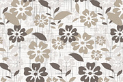 Taupe Textured Floral Seamless, a Pattern Graphic by Sharon Schwalbe (Thumbnail 4 of 4)