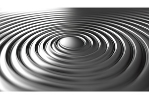 Abstract metallic ripple pattern, an Illustration by Lermont51