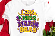 Glitter Little Miss Mardi Gras PNG, an Illustration by DreamCafeArt (Thumbnail 6 of 8)