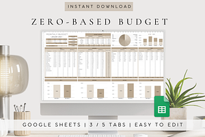 Digital Zero-Based Budget Template