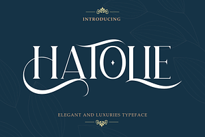 Hatolie - Elegant And Luxuries Font