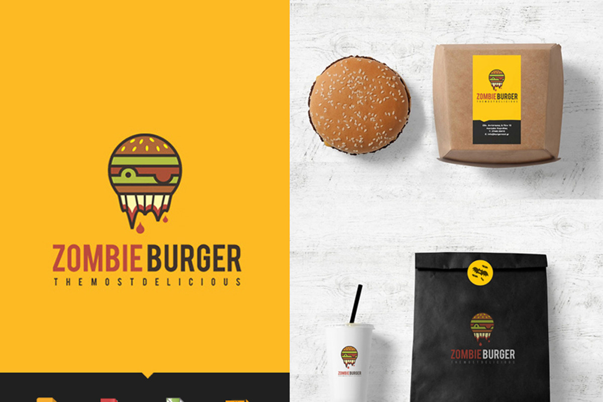 Logo Burger Food, a Branding & Logo Template by shaman (Photo 1 of 5)