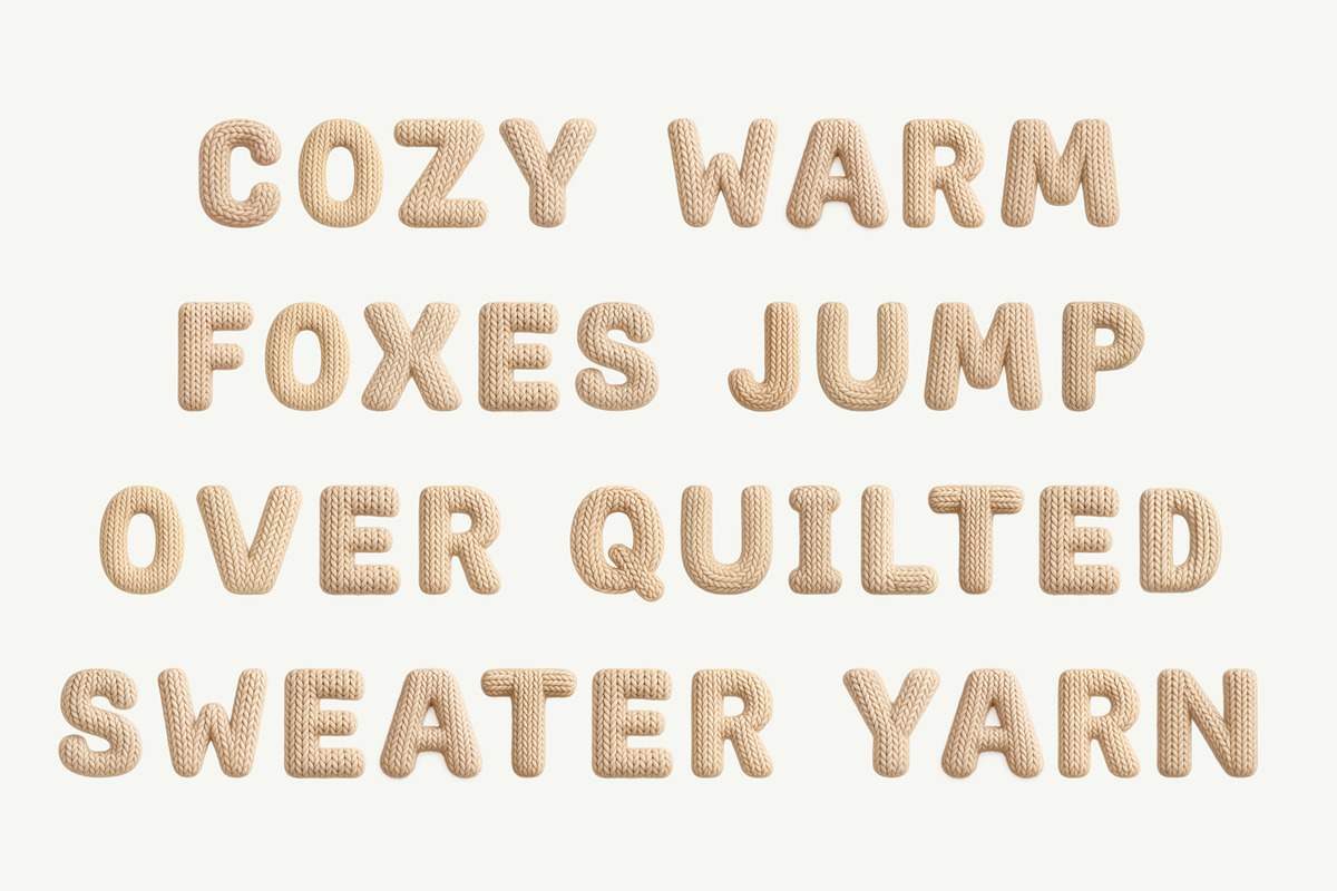 Knit Sweater, a Symbol Font by Loudoun Design Co. (Photo 4 of 6)