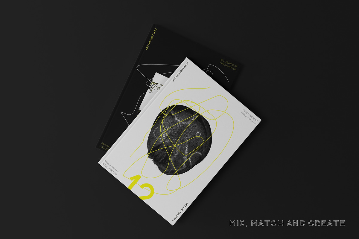 Abstract art & Textures creator kit., a Pattern Graphic by lisa_kalev (Photo 5 of 13)