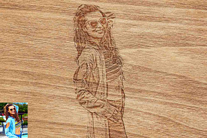 Wood Engraving Effect Ps Action