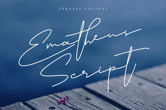 Emathens Script preview 7