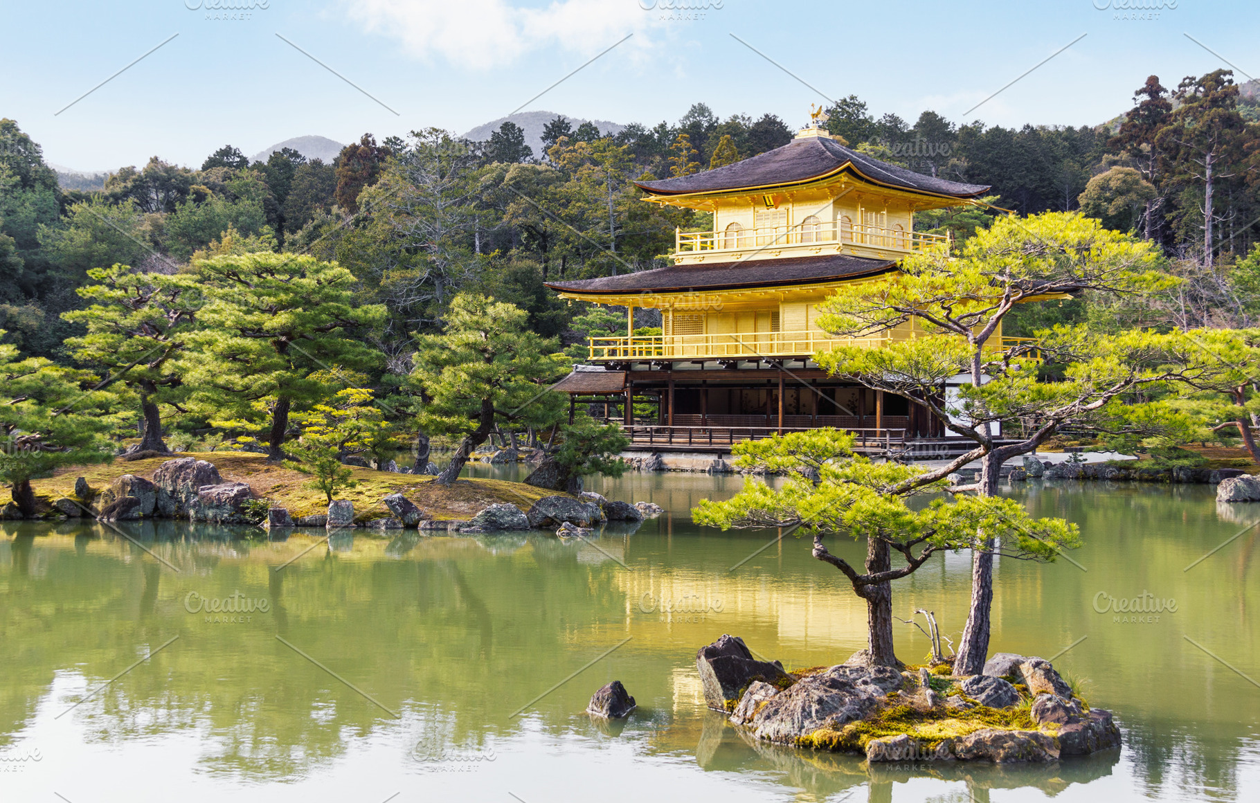 Golden Pavilion temple in Kyoto, an Architecture Photo by BOOCYS