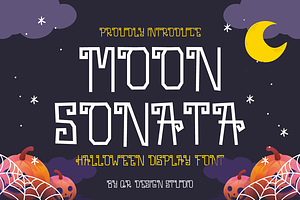 Moon Sonata - Halloween Font