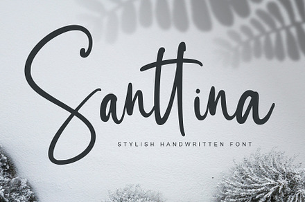 Santtina - Stylish handwritten font