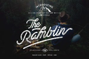 Ramblin Font Duo 15% OFF