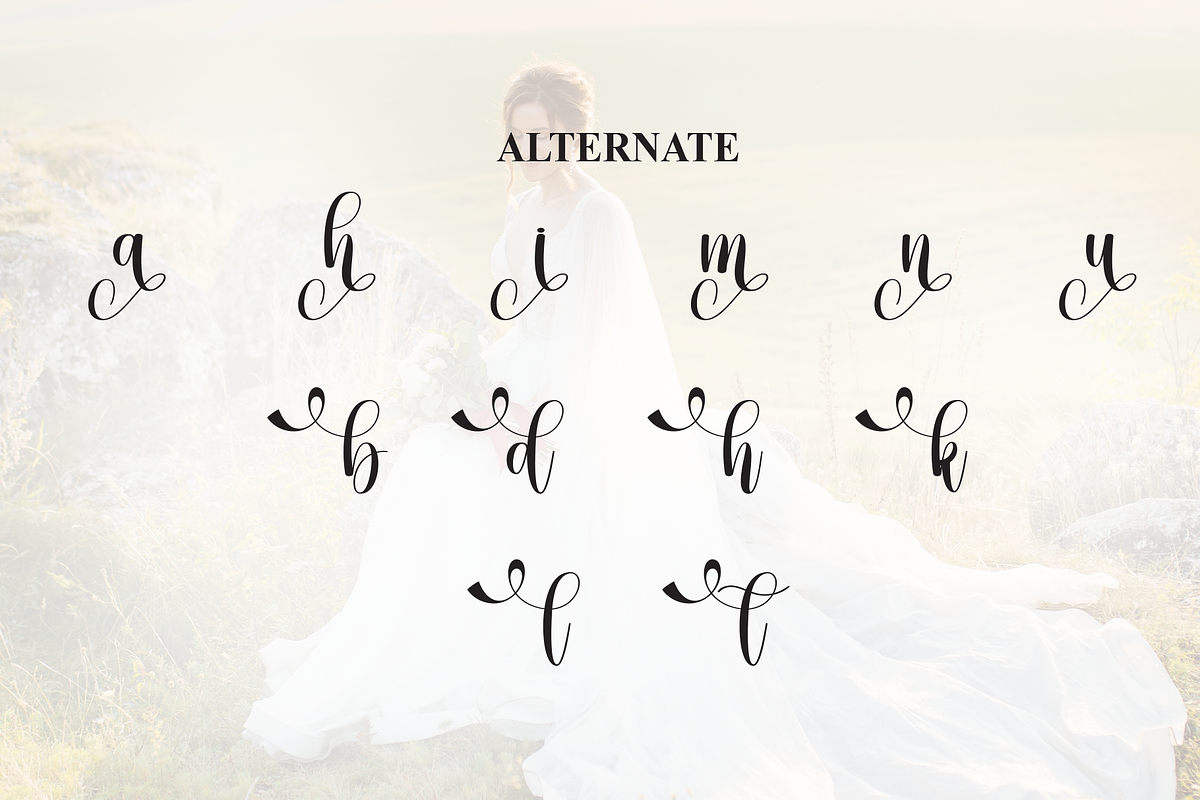 Bride | Script Font, a Handwritten Font by Scratchones (Photo 7 of 9)