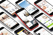 3D iPhone Presentation Mock-Up Bun 5, an iPhone Mockup by Graphicsworld125 (Thumbnail 5 of 14)