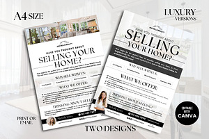 Thinking of Selling Flyers Canva, a Flyer Template by CreativeVinesStore