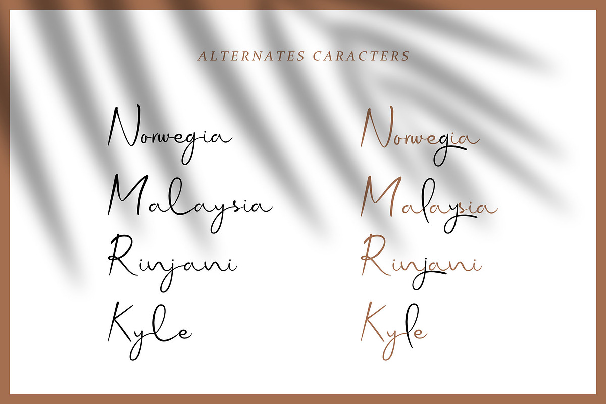Hello Galleria Modern Elegant Font, a Script Font by Andika Fez (Photo 10 of 12)