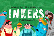 Inkers for Adobe Photoshop, a Brush Add-On by Guerillacraft (Thumbnail 1 of 6)