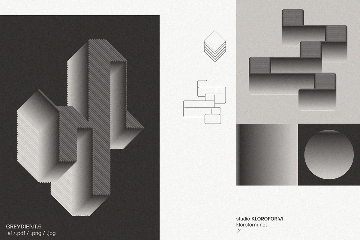 Greydient 6, an Object Graphic by kloroform (Photo 14 of 14)