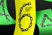 Silver Chain Font, a Font by Handmadefont (Thumbnail 8 of 8)