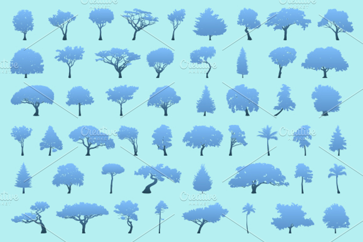 Collection Of 51 Tree, an Illustration by Mantas Bac (Photo 4 of 5)