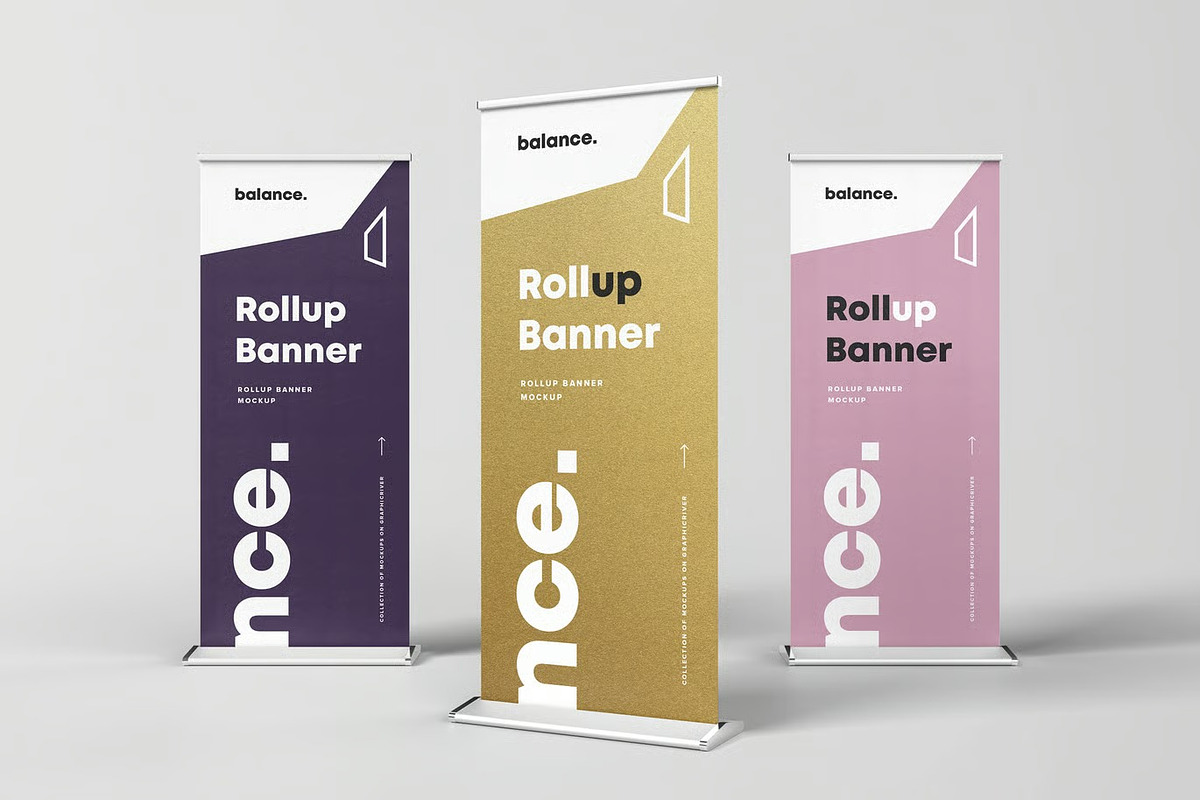Roll Up Banner Mock-up, an Advertising Mockup by zippypixelstudio (Photo 6 of 9)