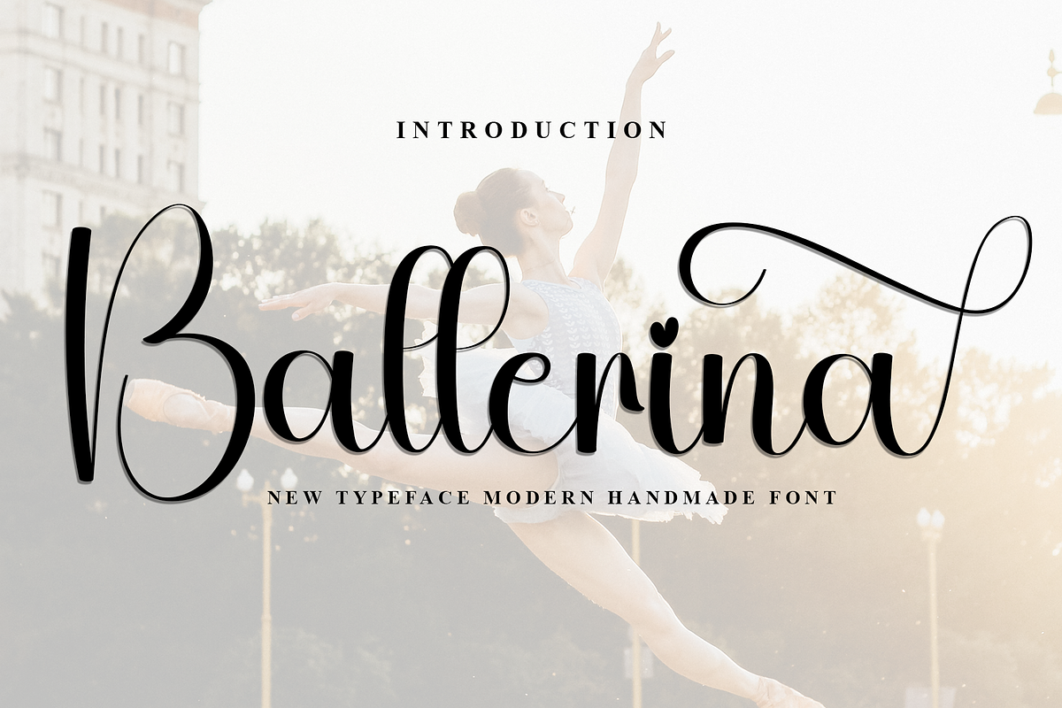 Ballerina, a Handwritten Font by InermediaSTUDIO (Photo 1 of 7)