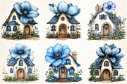 Whimsical Fairytale Cottage House, an Illustration by Libby Wishes (Thumbnail 3 of 11)