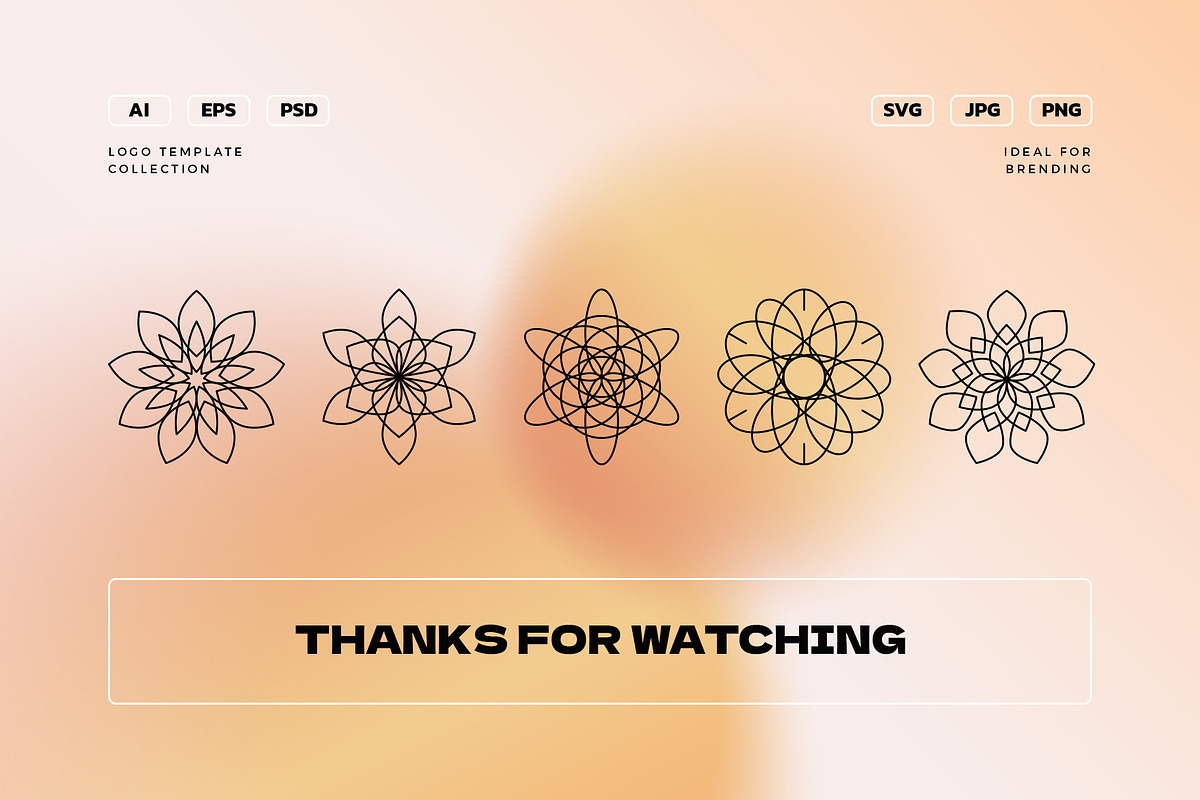 Geometry Floral Logo Kit, a Branding & Logo Template by KetteCreate (Photo 17 of 17)
