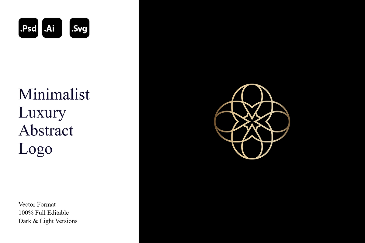 Minimalist Luxury Abstract Logo, a Branding & Logo Template by Luxury Logos (Photo 1 of 4)