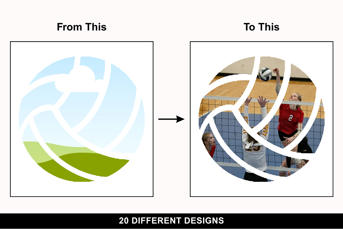 Volleyball Canva Frame Photo Collage, a Poster Template by Snapybiz (Photo 6 of 11)