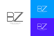 Initial letters BZ logo design, a Branding & Logo Template by Aleesher (Thumbnail 1 of 2)
