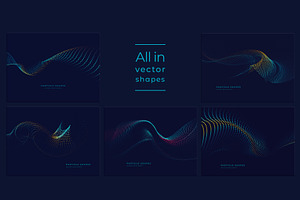 Particle Abstract Backgrounds Vol 4