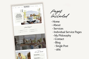 Margo Showit Website Template