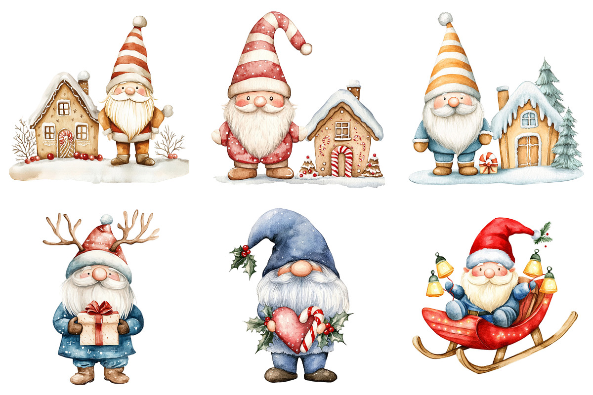 Cute Christmas Gnome Sublimation, a Graphic by CitraGraphics (Photo 2 of 3)
