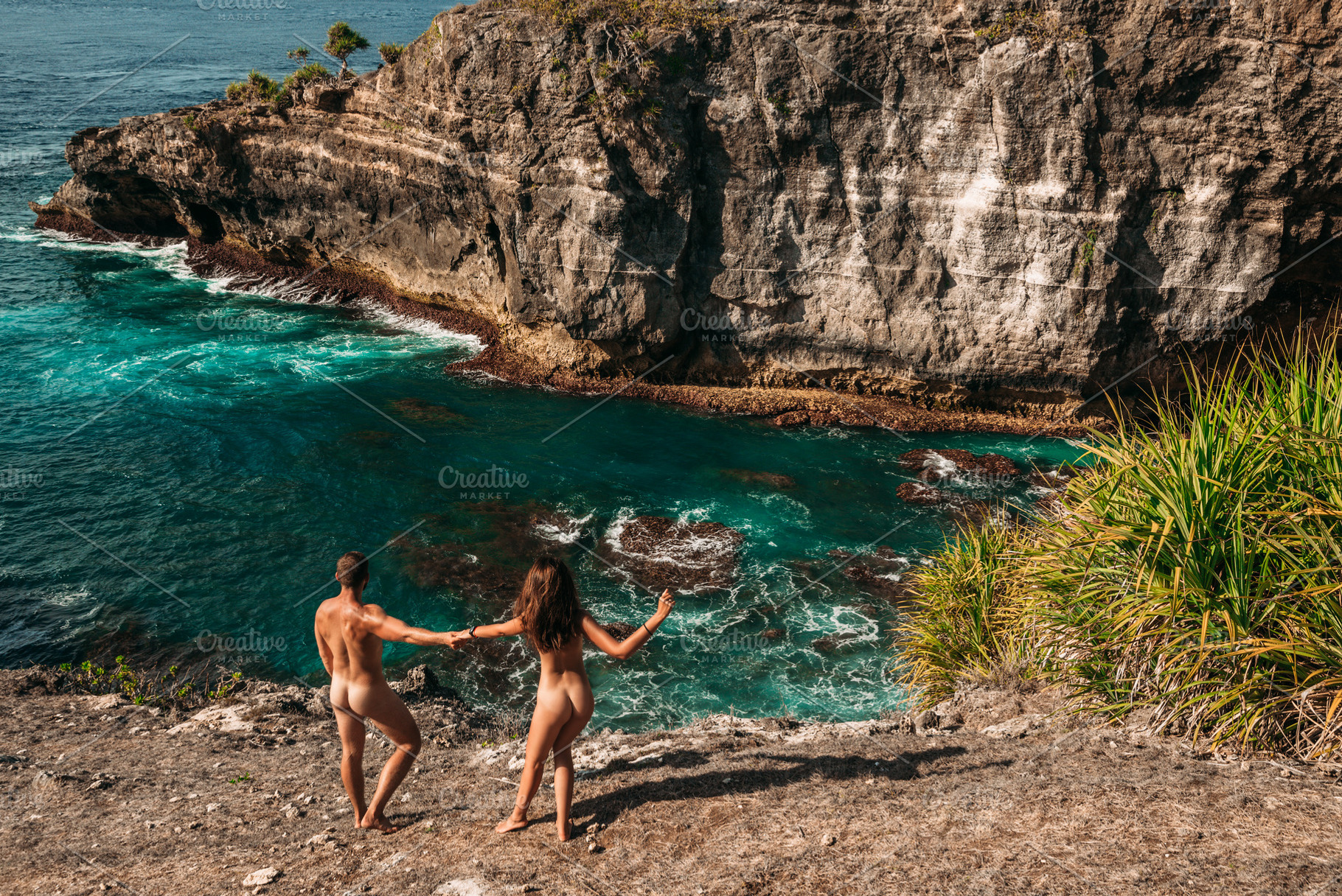 Nude couple on the beach, a Person Photo by SOTNIKOV_MISHA