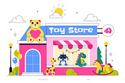 10 Toy Store Vector Illustration, an Object Illustration by denayunebgt (Thumbnail 4 of 4)