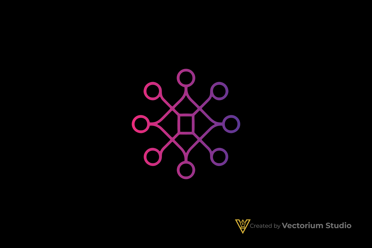 Geometric Network Logo, a Branding & Logo Template by Vectorium Studio (Photo 7 of 16)