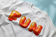Orange Balloon Font, a Handwritten Font by Handmadefont (Thumbnail 8 of 10)