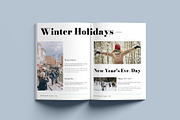 Winter Travel Magazine Template, a Magazine Template by GoldenGrid Studio (Thumbnail 7 of 9)