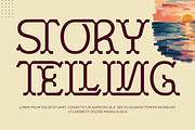 ACROSS OCEANS - DISPLAY SERIF FONT, a Serif Font by 177Studio (Thumbnail 3 of 8)