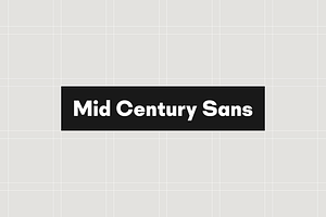 Mid Century Sans