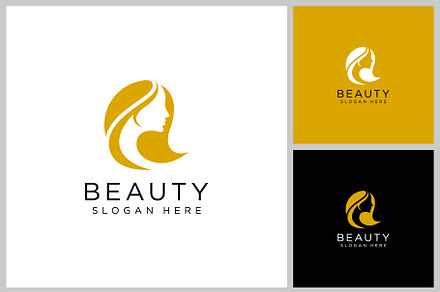 beauty woman face vector design, a Branding & Logo Template by quadrazo