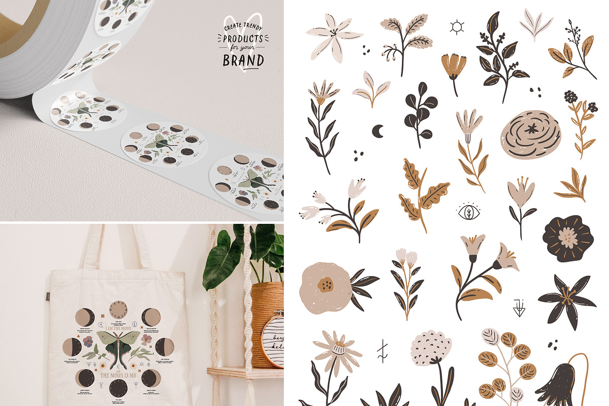 Botany & Halloween mystery BUNDLE, a Decorative Illustration by Ruslana Lubenets (Photo 18 of 47)