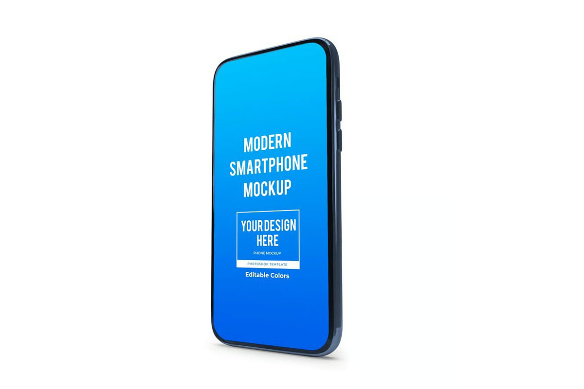 Smartphone Mockup Template Set, an Android Mockup by DesignRushMarket (Photo 6 of 11)