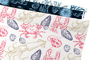 Underwater life. Hand drawn sketch, a Food Illustration by made by Tanya (Thumbnail 4 of 4)