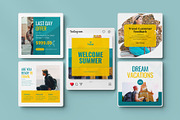 Travel Social Media Canva Templates, a Social Media Template by Pixelpick (Thumbnail 4 of 5)