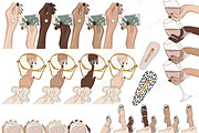 Self Love Clipart, a Healthcare Illustration by GlamArtZhanna (Thumbnail 4 of 5)