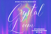 Crystal Loom Handwriting Font, a Handwritten Font by GearShift (Thumbnail 1 of 7)
