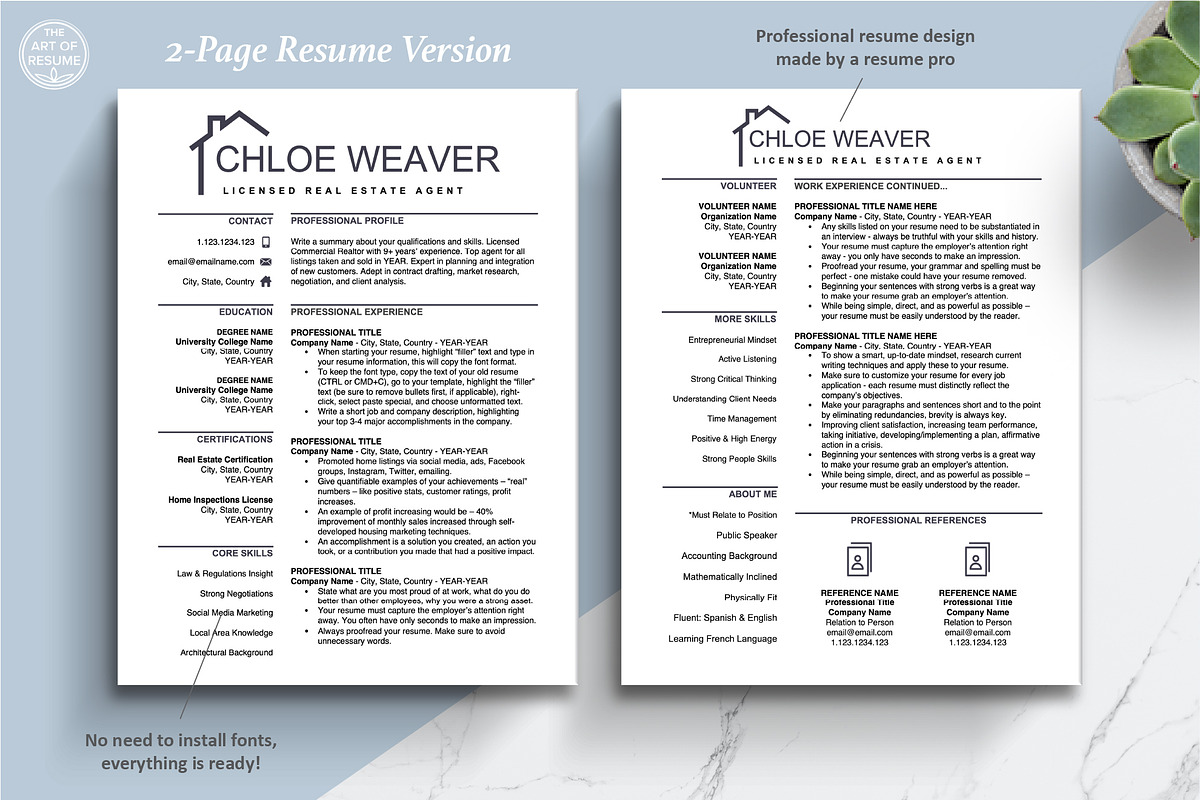Realtor Resume | Architecture Resume, a Resume Template by The Art of Resume (Photo 5 of 8)