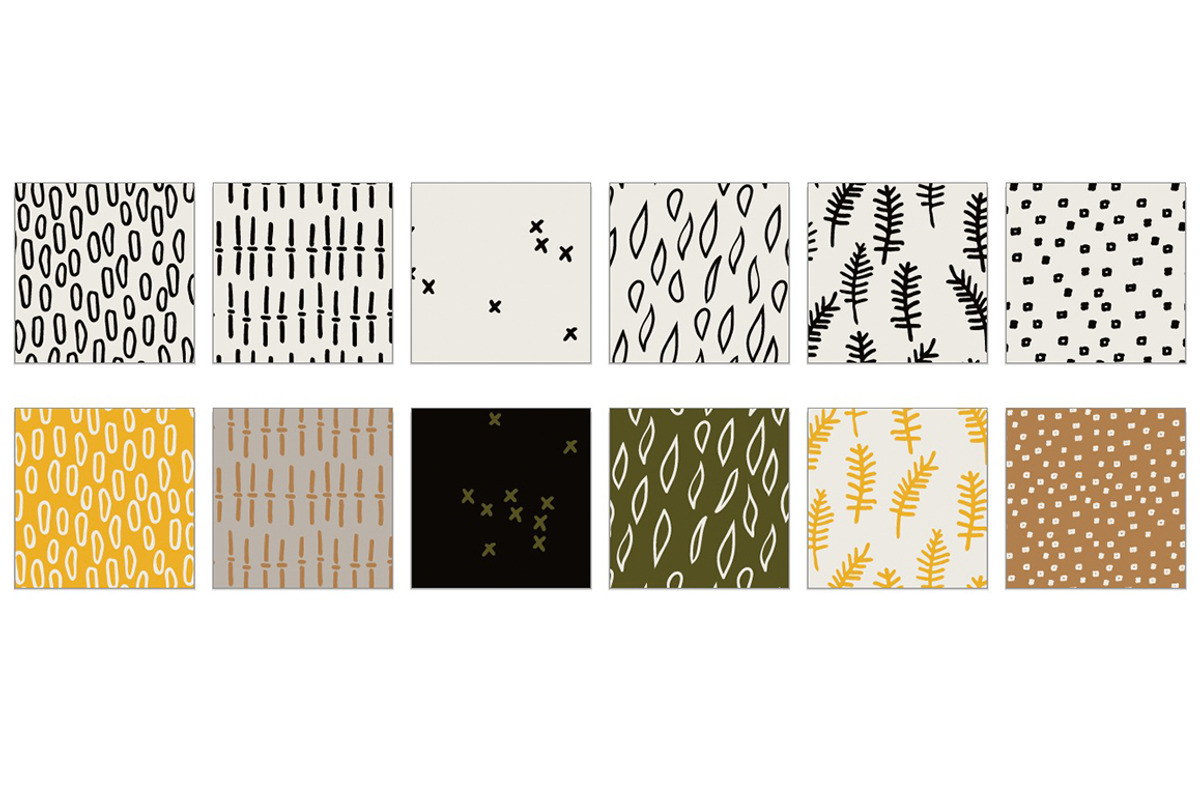 Rustic Hand-Drawn Patterns Vol 2, a Pattern Graphic by Hello Brio (Photo 3 of 9)